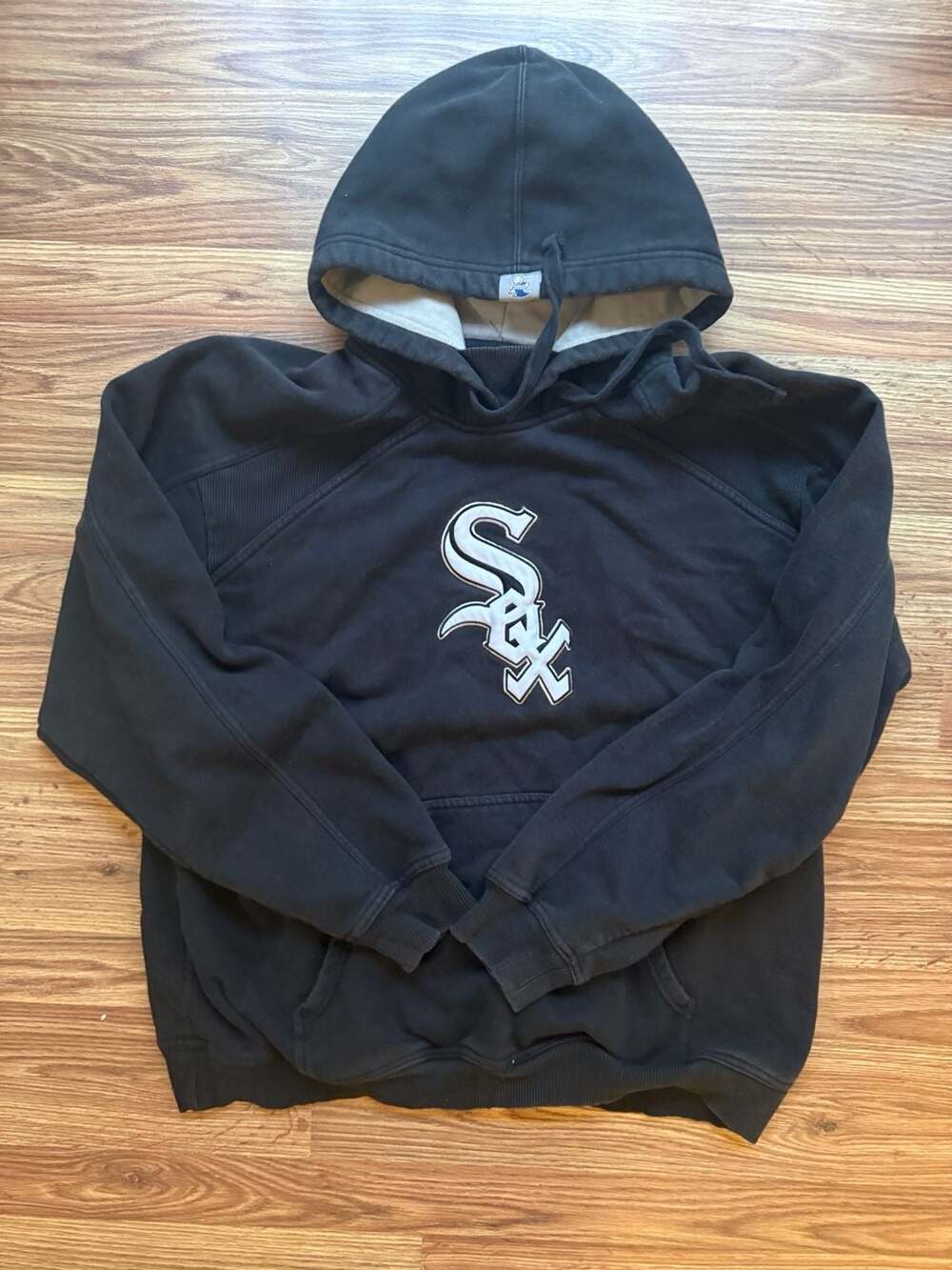 Majestic Athletic Chicago White Sox MLB Baseball Black Pullover Hoodie Sweatshir
